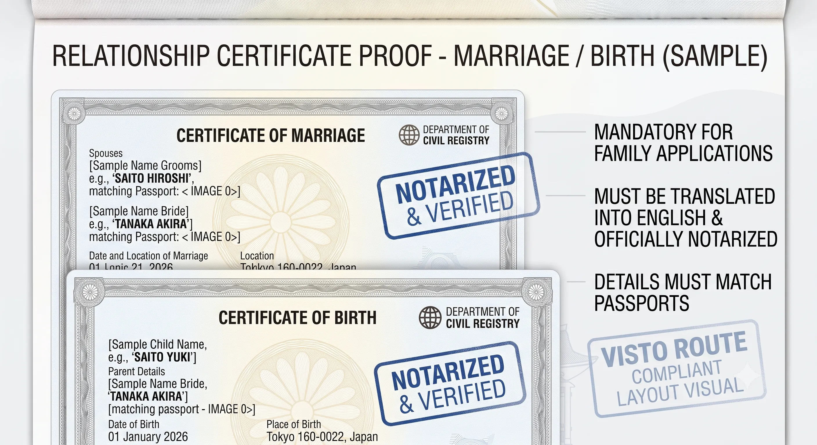Relationship Certificate
